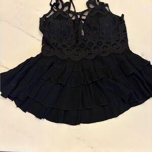 Zenana Outfitters Black Lace Camisole